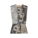 Maison Margiela Sequin Floral Top in Grey | Coveti