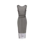 Maison Margiela Sheer Dress in Brown | Coveti