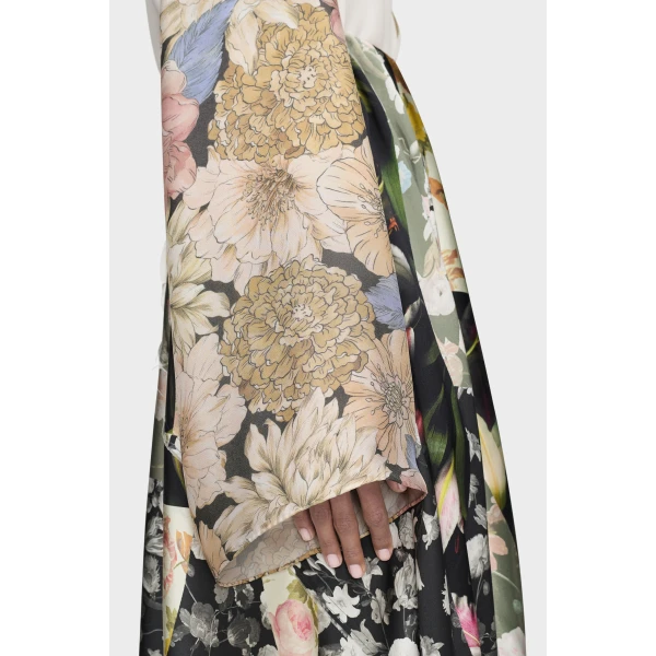 Maison Margiela Silk Floral Shirt in Ivory | Shirts | Coveti