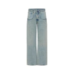 Maison Margiela Straight-Leg Jeans in Light Blue | Coveti