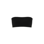 Maison Margiela Strapless Bandeau Top in Black | Coveti