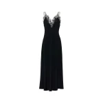 Maison Margiela Taped Slip Dress in Black | Coveti