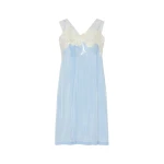 Maison Margiela Taped Slip Dress in Light Blue | Coveti