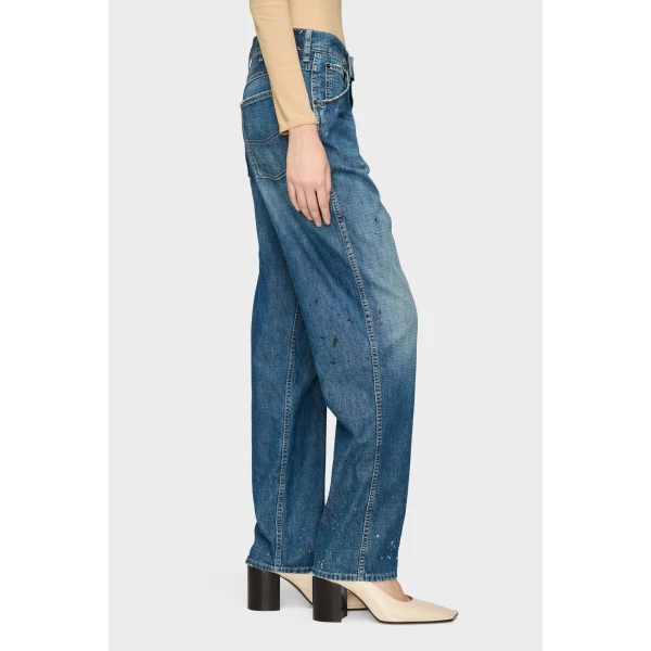 Maison Margiela Treated Denim Jeans in Blue Jeans | Denim | Coveti