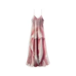 Maison Margiela Trompe L'oeil Organza Slip Dress in Multicolour | Coveti