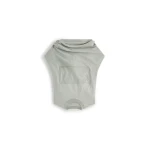 Maison Margiela Twisted Back Cotton Top in Sage Green | Coveti