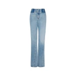 Maison Margiela Two-Tone Denim Trousers in Blue | Coveti