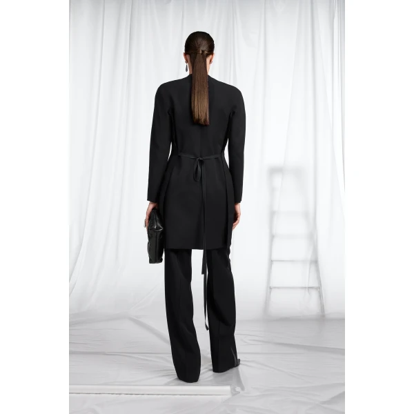 Maison Margiela Virgin Wool Mini Dress in Black | Mini Dresses | Coveti