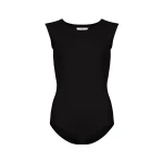 Maison Margiela Viscose Bodysuit in Black | Coveti