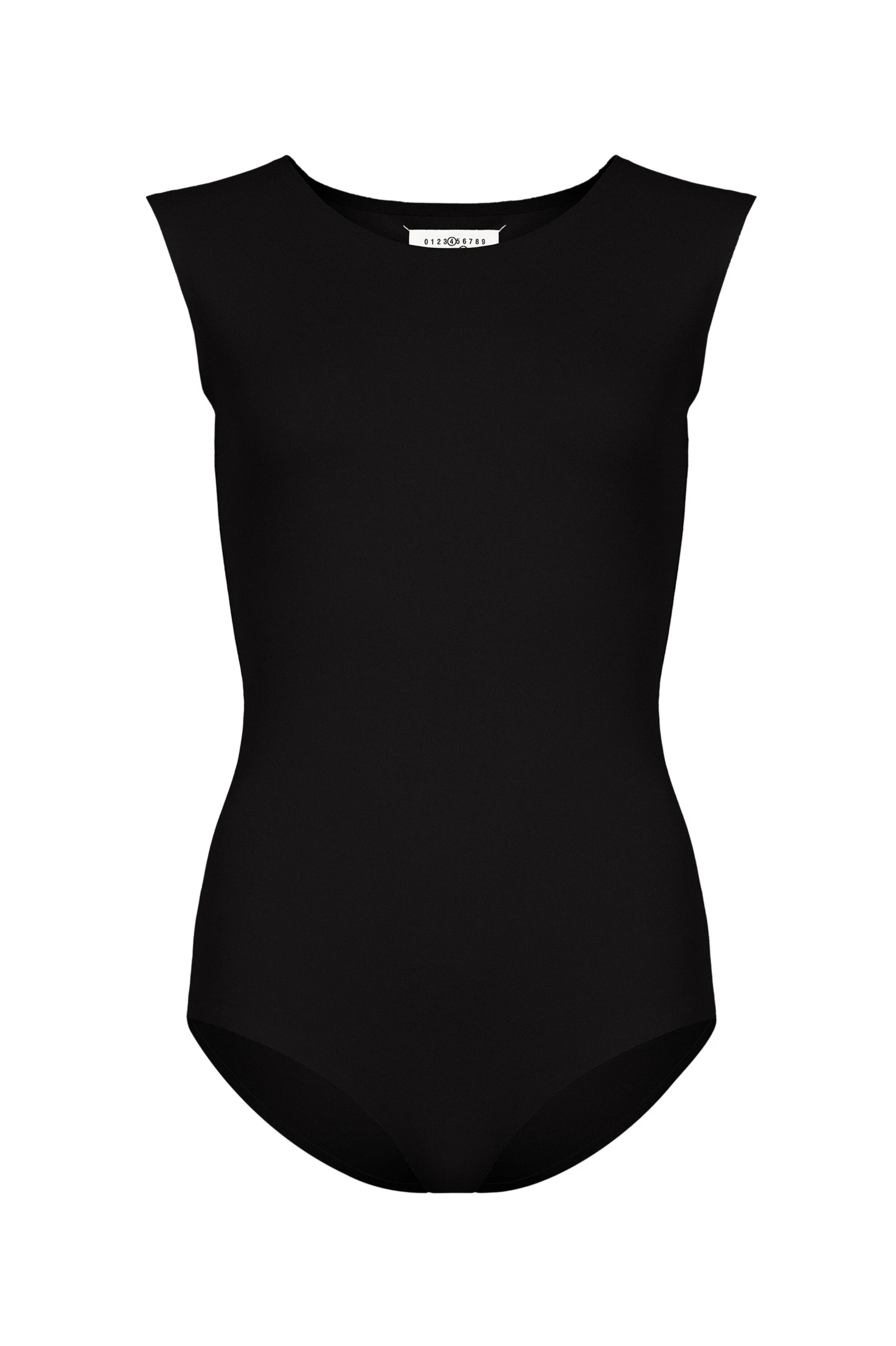 Maison Margiela Viscose Bodysuit in Black Maison Margiela Viscose Bodysuit in Black | Coveti