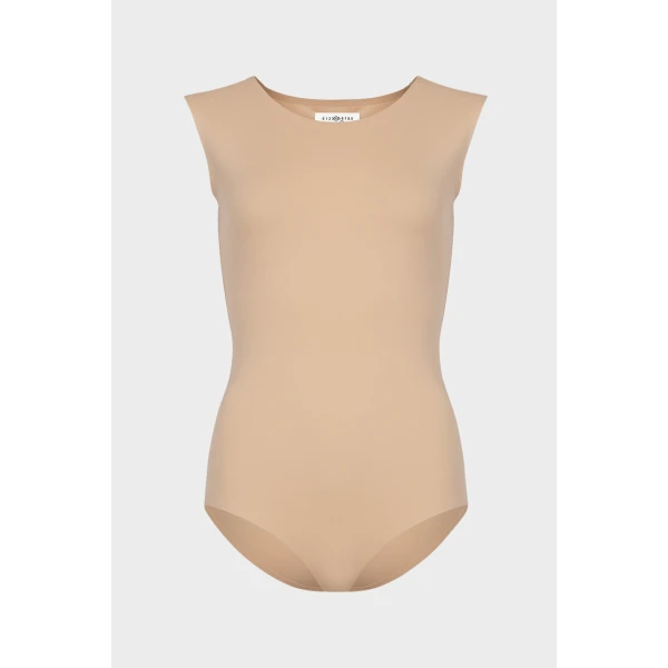 Maison Margiela Viscose Bodysuit in Skin | Bodysuit | Coveti