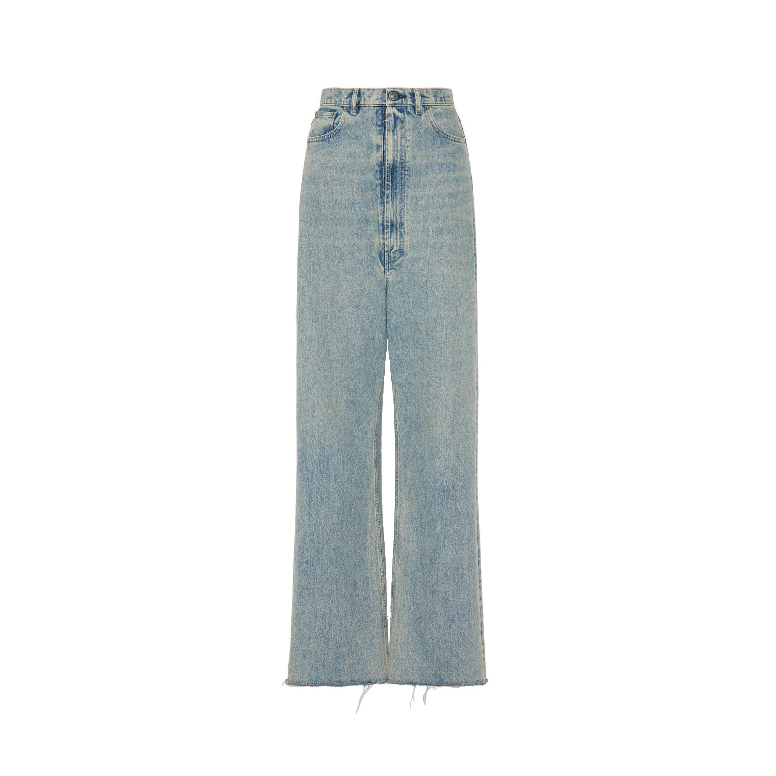 Maison Margiela Wide-Leg Jeans in Light Blue Maison Margiela Wide-Leg Jeans in Light Blue | Coveti