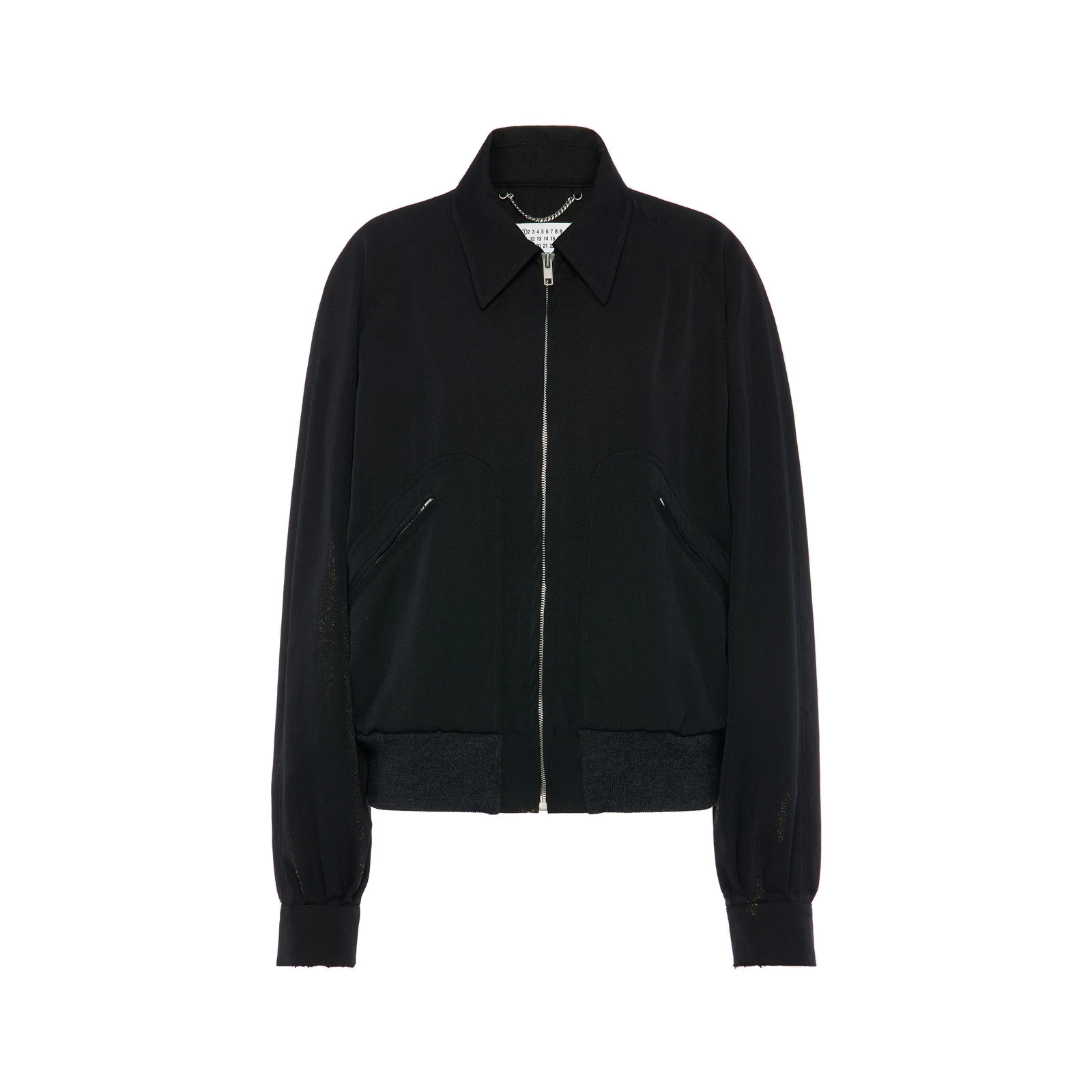 Maison Margiela Wool Caban in Black Maison Margiela Wool Caban in Black | Coveti