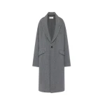 Maison Margiela Wool Coat in Black | Coveti