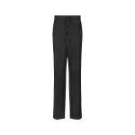 Maison Margiela Wool Mohair Trousers in Dark Avion | Coveti