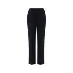 Maison Margiela Wool Straight-Leg Trousers in Black | Coveti