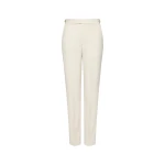 Maison Margiela Wool Tailored Trousers in Ecru | Coveti