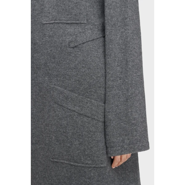 Maison Margiela Wool Wrap Cardigan in Grey | Cardigan | Coveti