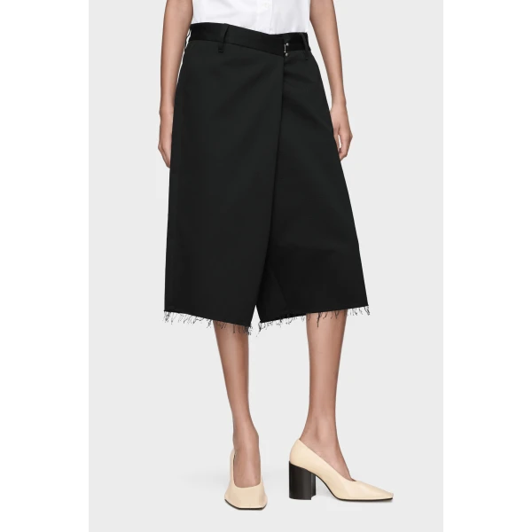Maison Margiela Wrap Shorts in Black | Shorts | Coveti