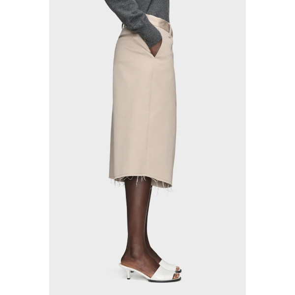 Maison Margiela Wrap Shorts in Grey | Shorts | Coveti