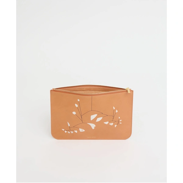 Mansur Gavriel Alexander Calder Large Wallet in Cammello, view 3 | Wallets & Purses