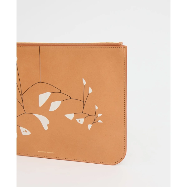Mansur Gavriel Alexander Calder Large Wallet in Cammello, view 4 | Wallets & Purses
