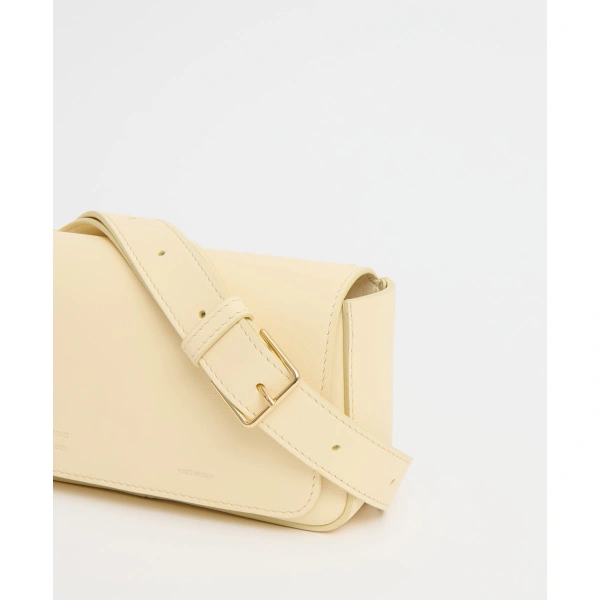 Mansur Gavriel Box Sling in Crema, view 4 | Crossbody Bags