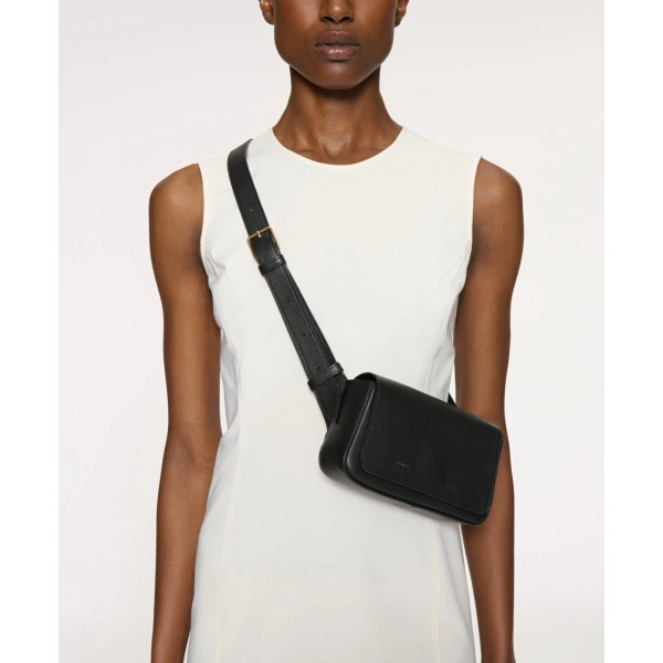 Mansur Gavriel Box Sling in Crema, view 5 | Crossbody Bags