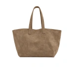 Mansur Gavriel Carryall Tote in Anise Suede | Totes & Top-Handle Bags