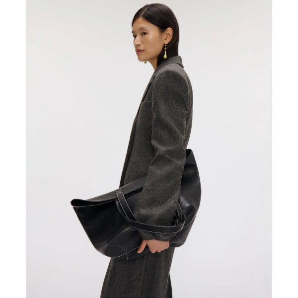 Mansur Gavriel Carryall Tote in Black, view 2 | Totes & Top-Handle Bags