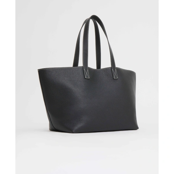 Mansur Gavriel Carryall Tote in Black, view 3 | Totes & Top-Handle Bags