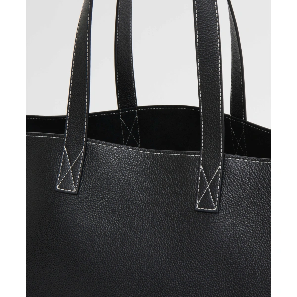 Mansur Gavriel Carryall Tote in Black, view 5 | Totes & Top-Handle Bags