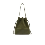 Mansur Gavriel Drawstring Cabas in Algae Suede | Bucket Bags