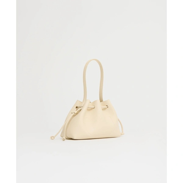 Mansur Gavriel Drawstring Pouchette in Jasmine, view 2 | Bucket Bags