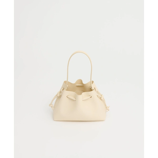 Mansur Gavriel Drawstring Pouchette in Jasmine, view 3 | Bucket Bags