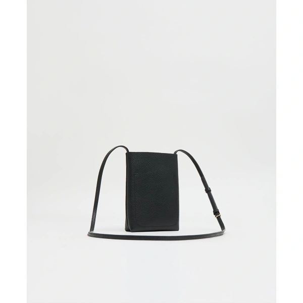 Mansur Gavriel Everyday Cabas Crossbody in Black, view 3 | Crossbody Bags
