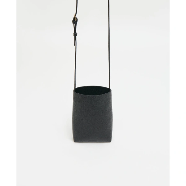 Mansur Gavriel Everyday Cabas Crossbody in Black, view 4 | Crossbody Bags