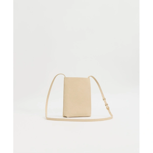 Mansur Gavriel Everyday Cabas Crossbody in Sabbia Nubuck, view 2 | Crossbody Bags