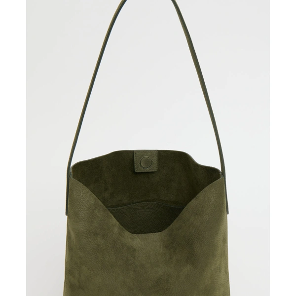 Mansur Gavriel Everyday Cabas in Algae Nubuck, view 4 | Totes & Top-Handle Bags