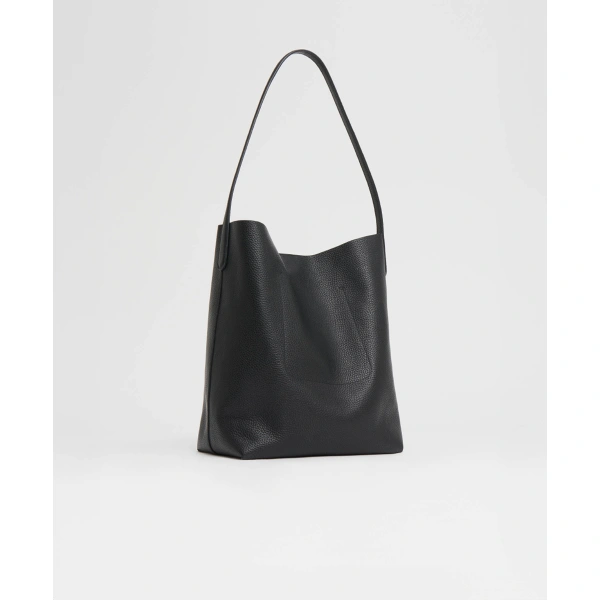 Mansur Gavriel Everyday Cabas in Black, view 3 | Totes & Top-Handle Bags