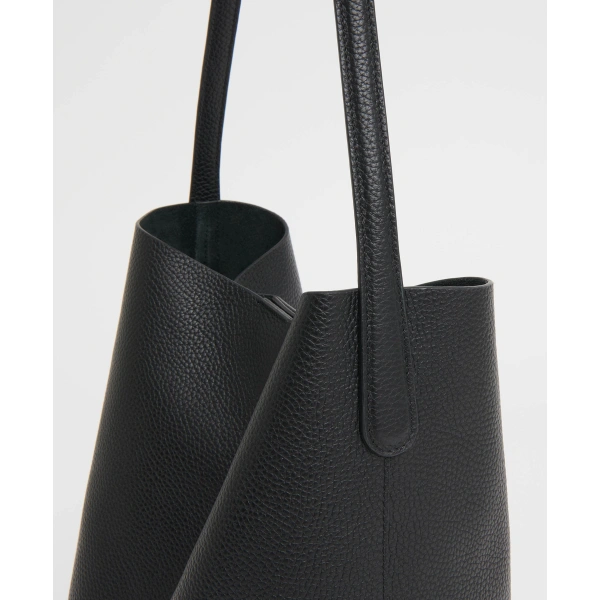 Mansur Gavriel Everyday Cabas in Black, view 4 | Totes & Top-Handle Bags