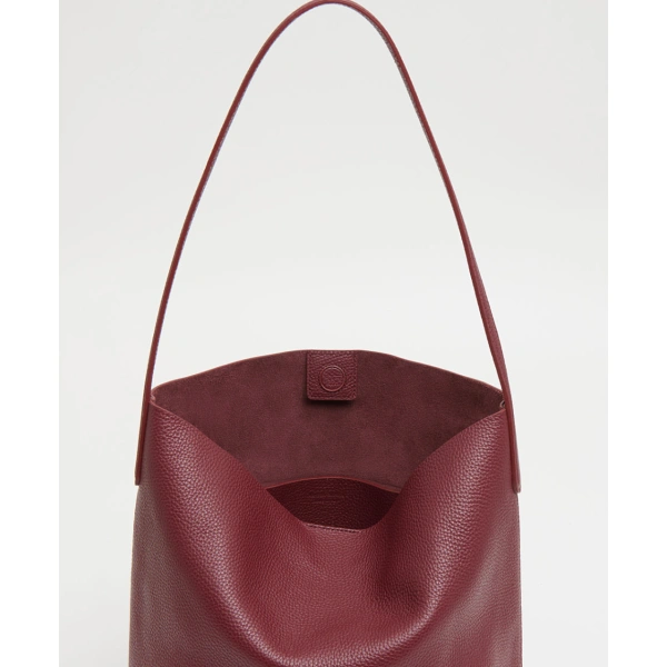 Mansur Gavriel Everyday Cabas in Claret, view 3 | Totes & Top-Handle Bags