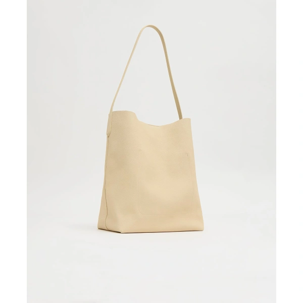 Mansur Gavriel Everyday Cabas in Sabbia Nubuck, view 3 | Totes & Top-Handle Bags