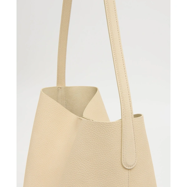 Mansur Gavriel Everyday Cabas in Sabbia Nubuck, view 5 | Totes & Top-Handle Bags