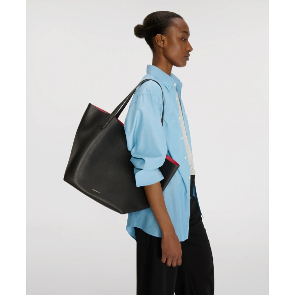 Mansur Gavriel Everyday Soft Tote in Algae Nubuck, view 5 | Totes & Top-Handle Bags
