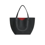 Mansur Gavriel Everyday Soft Tote in Black and Flamma | Totes & Top-Handle Bags