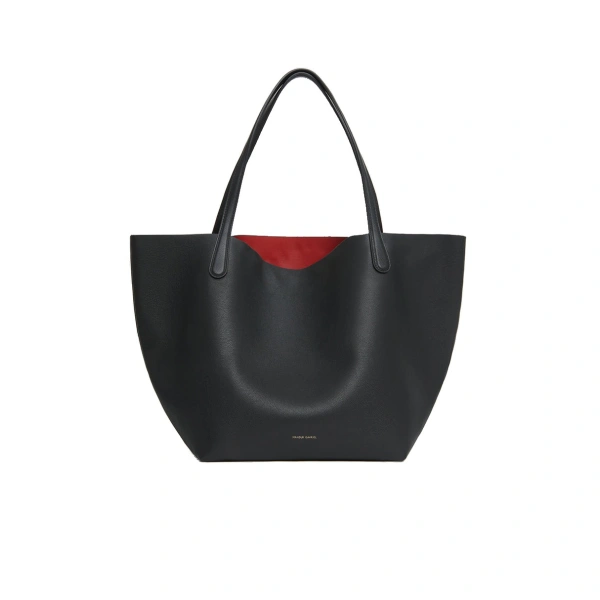 Mansur Gavriel Everyday Soft Tote in Black and Flamma | Totes & Top-Handle Bags