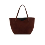 Mansur Gavriel Everyday Soft Tote in Chocolate Suede | Totes & Top-Handle Bags
