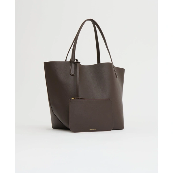 Mansur Gavriel Everyday Soft Tote in Ebony, view 3 | Totes & Top-Handle Bags