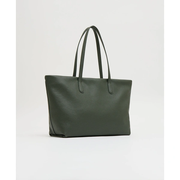 Mansur Gavriel Everyday Zip Tote in Seaweed, view 2 | Totes & Top-Handle Bags